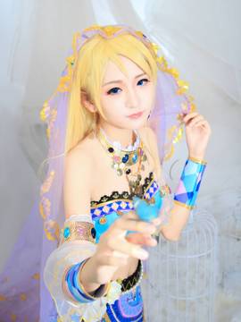 《lovelive！》绚濑绘里舞娘觉醒 C O S_绚濑绘里 (2)