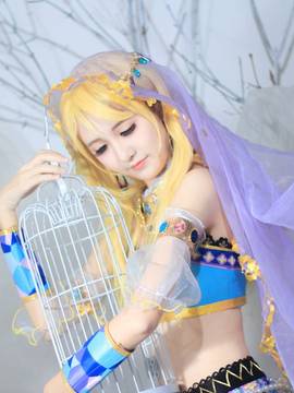 《lovelive！》绚濑绘里舞娘觉醒 C O S_绚濑绘里 (6)