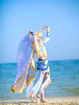 《lovelive！》绚濑绘里舞娘觉醒 C O S_旋转跳跃啦啦啦 (12)