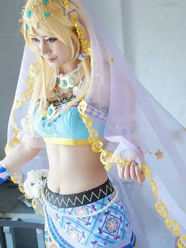 《lovelive！》绚濑绘里舞娘觉醒 C O S_武汉雪樱祭~返图 (2)