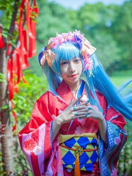 《VOCALOID家族》音miku花色衣 C O S P L A Y_——MIKU 花色衣.ver—— (24)