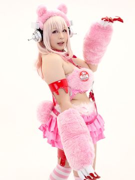 [mariposa luz de la luna (蝶月真綾)] Heart Bear (Super Sonico)_100