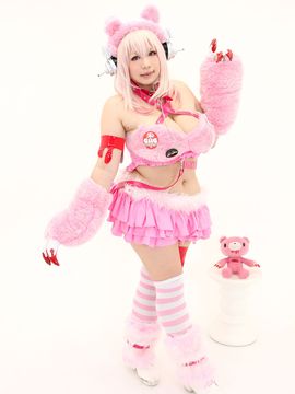 [mariposa luz de la luna (蝶月真綾)] Heart Bear (Super Sonico)_116