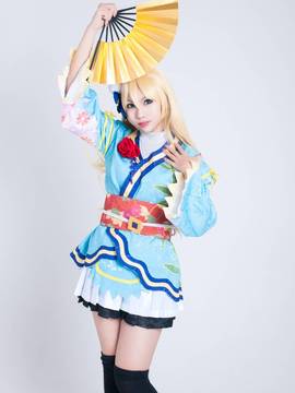《Love Live!》绚濑绘里剧场版服装C O S P L A Y_angelic angel绘里cos (3)