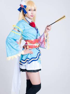 《Love Live!》绚濑绘里剧场版服装C O S P L A Y_angelic angel绘里cos (4)