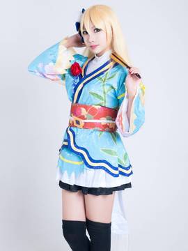 《Love Live!》绚濑绘里剧场版服装C O S P L A Y_angelic angel绘里cos (7)