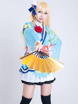 《Love Live!》绚濑绘里剧场版服装C O S P L A Y_angelic angel绘里cos (9)