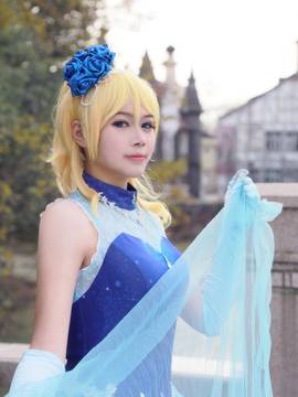 《Love Live!》七彩的缪斯雪精灵绘里 C O S P L A Y_绚濑绘里——雪公主 (3)