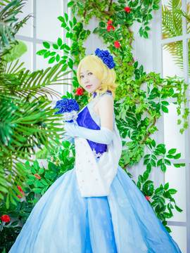 《Love Live!》七彩的缪斯雪精灵绘里 C O S P L A Y_绘理同人雪公主 (19)