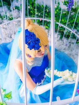 《Love Live!》七彩的缪斯雪精灵绘里 C O S P L A Y_绘理同人雪公主 (3)