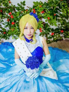 《Love Live!》七彩的缪斯雪精灵绘里 C O S P L A Y_绘理同人雪公主 (13)