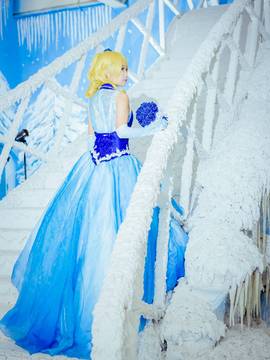 《Love Live!》七彩的缪斯雪精灵绘里 C O S P L A Y_绘理同人雪公主 (16)