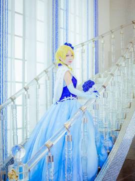 《Love Live!》七彩的缪斯雪精灵绘里 C O S P L A Y_绘理同人雪公主 (17)