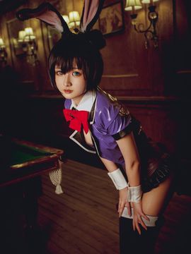 《中二病也要谈恋爱！恋》小鸟游六花兔子女郎 C O S P L A Y_小鸟游六花兔子女郎 C O S (1)