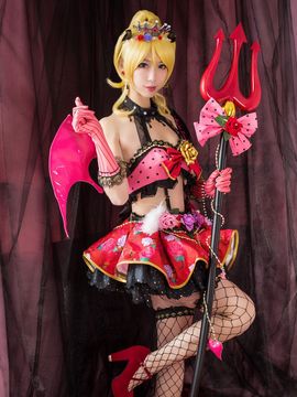 《lovelive！》绚濑绘里小恶魔 C O S P L A Y_小恶魔觉醒-绚濑绘里 (2)