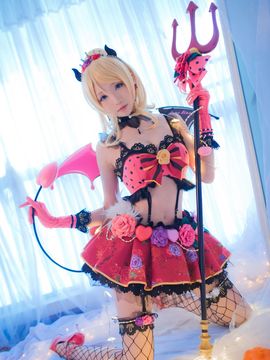 《lovelive！》绚濑绘里小恶魔 C O S P L A Y_《LOVE LIVE！》绚濑绘里 小恶魔觉醒 (2)