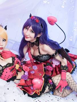 《lovelive！》绚濑绘里小恶魔 C O S P L A Y_lovelive！ (8)