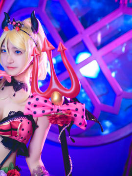 《lovelive！》绚濑绘里小恶魔 C O S P L A Y_小恶魔觉醒·绘 (3)