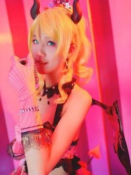 《lovelive！》绚濑绘里小恶魔 C O S P L A Y_绚濑绘里小恶魔觉醒 (1)