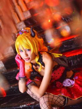 《lovelive！》绚濑绘里小恶魔 C O S P L A Y_绚濑绘里小恶魔觉醒 (4)