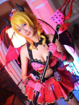 《lovelive！》绚濑绘里小恶魔 C O S P L A Y_绚濑绘里小恶魔觉醒 (15)