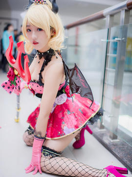 《lovelive！》绚濑绘里小恶魔 C O S P L A Y_小恶魔绘里 (4)