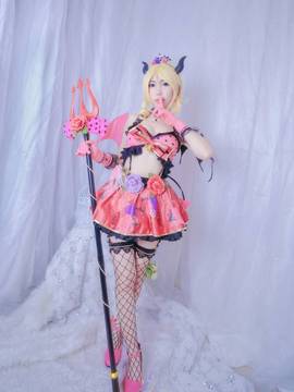 《lovelive！》绚濑绘里小恶魔 C O S P L A Y_丢你一只小恶魔~~~ (5)