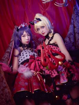 《lovelive！》绚濑绘里小恶魔 C O S P L A Y_小恶魔绘~祝您新年大吉~ (1)