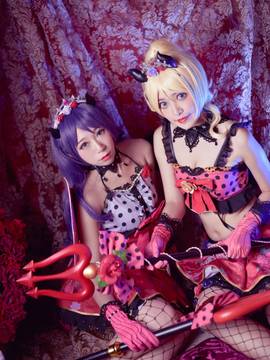 《lovelive！》绚濑绘里小恶魔 C O S P L A Y_小恶魔绘~祝您新年大吉~ (2)
