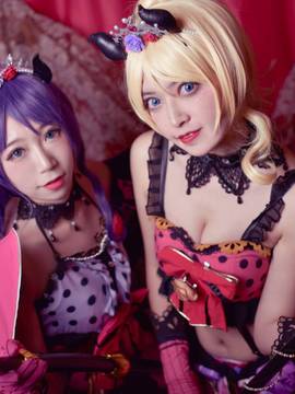 《lovelive！》绚濑绘里小恶魔 C O S P L A Y_小恶魔绘~祝您新年大吉~ (12)