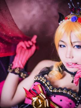 《lovelive！》绚濑绘里小恶魔 C O S P L A Y_绘里小恶魔-《夜的时间》 (14)