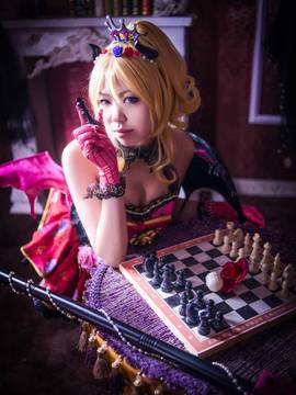 《lovelive！》绚濑绘里小恶魔 C O S P L A Y_绘里小恶魔-《夜的时间》 (19)