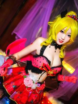 《lovelive！》绚濑绘里小恶魔 C O S P L A Y_lovelive绘恶魔 (1)