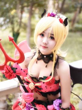 《lovelive！》绚濑绘里小恶魔 C O S P L A Y_lovelive小惡魔覺醒 (1)