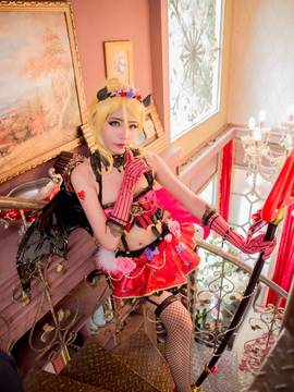 《lovelive！》绚濑绘里小恶魔 C O S P L A Y_lovelive小惡魔覺醒 (6)