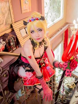 《lovelive！》绚濑绘里小恶魔 C O S P L A Y_lovelive小惡魔覺醒 (7)