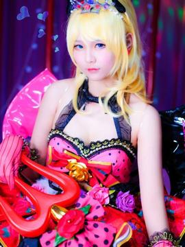 《lovelive！》绚濑绘里小恶魔 C O S P L A Y_绘里小恶魔觉醒cos正片 (3)