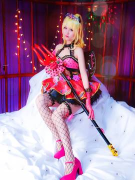《lovelive！》绚濑绘里小恶魔 C O S P L A Y_绘里小恶魔觉醒cos正片 (8)