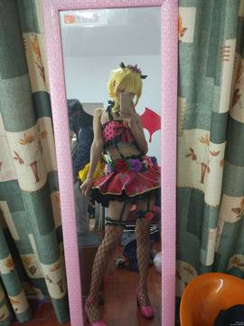 《lovelive！》绚濑绘里小恶魔 C O S P L A Y_在棚子拍片了，自拍留念吧 (8)