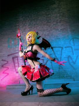 《lovelive！》绚濑绘里小恶魔 C O S P L A Y_lovelive！绚濑绘里 小恶魔ver. Plus (4)