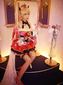 《lovelive！》绚濑绘里小恶魔 C O S P L A Y_Lovelive！小恶魔觉醒绘里 (2)