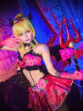 《lovelive！》绚濑绘里小恶魔 C O S P L A Y_Love Live! ψ Sweet devil ψ 绘 (2)