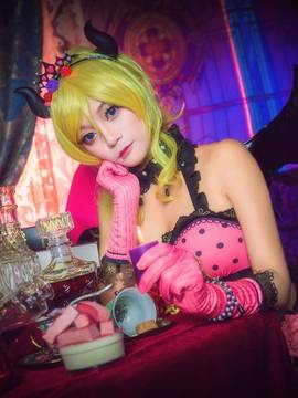 《lovelive！》绚濑绘里小恶魔 C O S P L A Y_Love Live! ψ Sweet devil ψ 绘 (3)