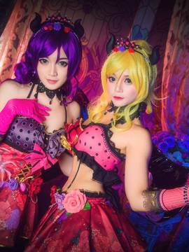 《lovelive！》绚濑绘里小恶魔 C O S P L A Y_Love Live! ψ Sweet devil ψ 绘 (4)