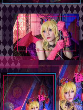 《lovelive！》绚濑绘里小恶魔 C O S P L A Y_Love Live! ψ Sweet devil ψ 绘 (5)