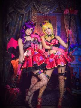 《lovelive！》绚濑绘里小恶魔 C O S P L A Y_Love Live! ψ Sweet devil ψ 绘 (7)