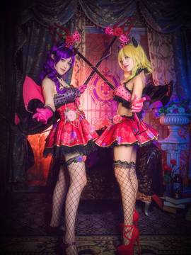 《lovelive！》绚濑绘里小恶魔 C O S P L A Y_Love Live! ψ Sweet devil ψ 绘 (9)
