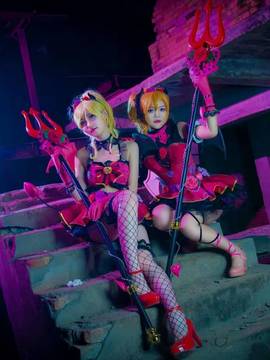 《lovelive！》绚濑绘里小恶魔 C O S P L A Y_Love Live！高坂穗乃果&绚濑绘里の小恶魔 (3)