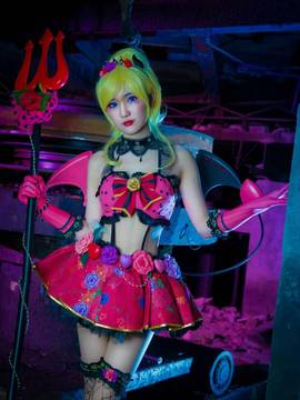《lovelive！》绚濑绘里小恶魔 C O S P L A Y_Love Live！高坂穗乃果&绚濑绘里の小恶魔 (5)