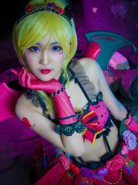 《lovelive！》绚濑绘里小恶魔 C O S P L A Y_Love Live！高坂穗乃果&绚濑绘里の小恶魔 (6)